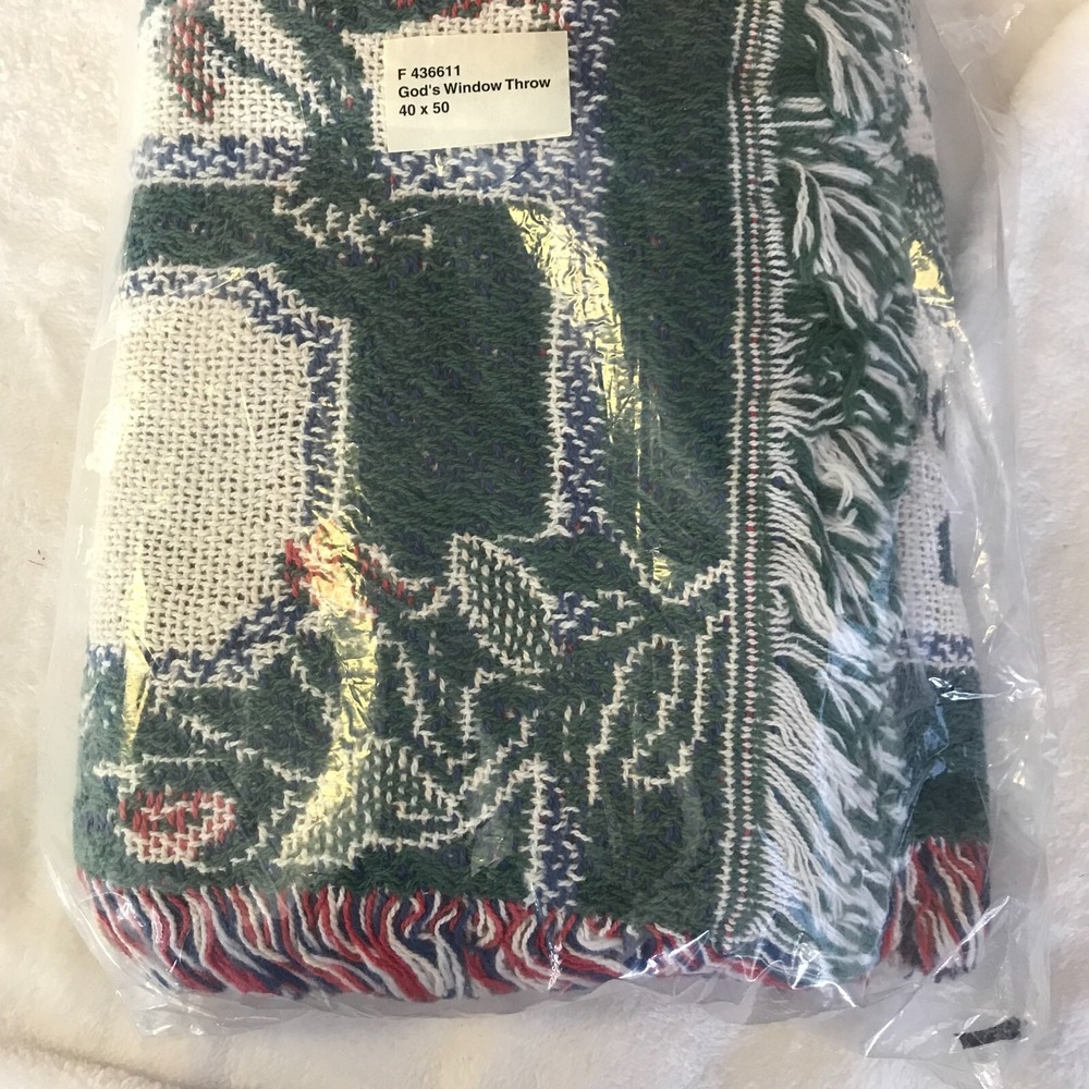 Avon vintage God's Window throw 40 in x 50 in